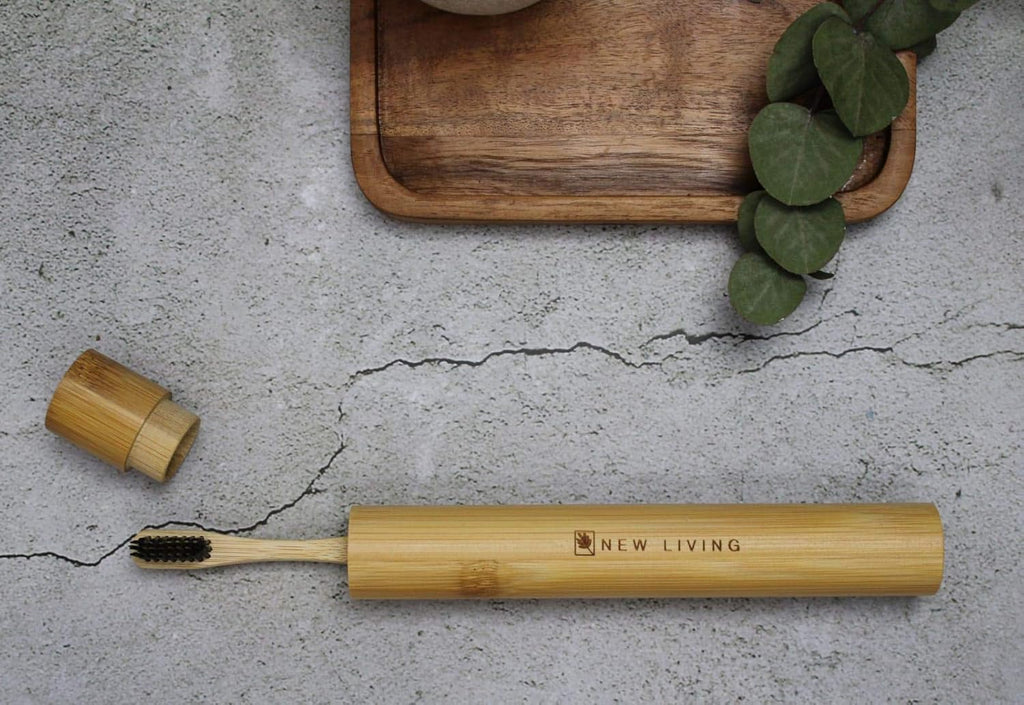 Bamboo Toothbrush Holder | Bamboo Toothbrush Carry Case | Toothbrush Case | Biodegrade Eco Product | 21cm Natural Product