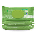McKesson Adult Flushable Wet Wipes - 144 Count (3 Pack of 48) - Aloe & Vitamin E, Plant-Based Cleansing Wipes, Unscented