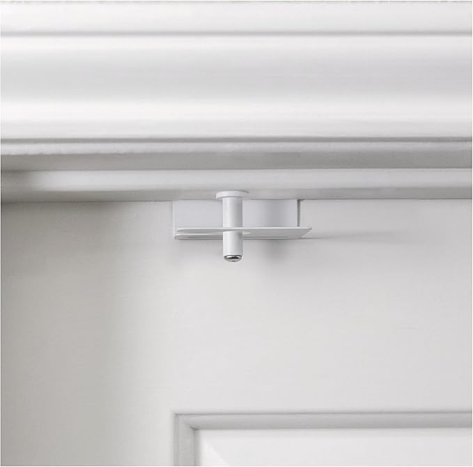 2 Pack – GlideLok Child Safety Door Top Lock | for Interior & Exterior Doors | Lock & Unlock from Both Sides | Stop Kids, Pets, Dogs & Cats from Opening Doors