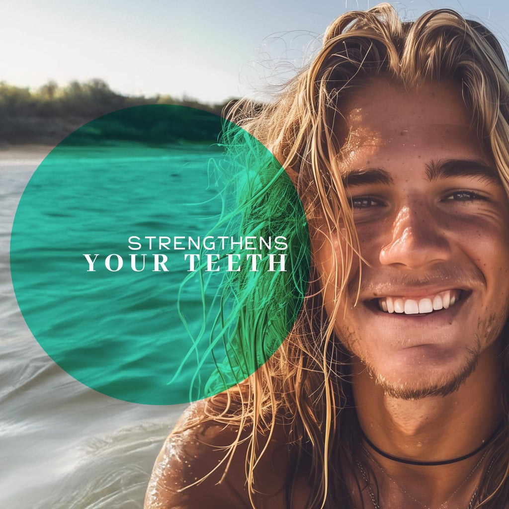 Vanman’s - Mint and Bone Tooth Powder Toothpaste - Remineralizing Tooth Powder with Cattle Bone Derived Hydroxyapatite, Bentonite Clay, Peppermint Oil and Baking Soda - 2.2 oz