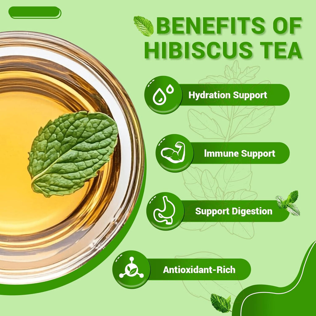 Spearmint Leaf Herbal Tea - Caffeine Free, 80 Teabags