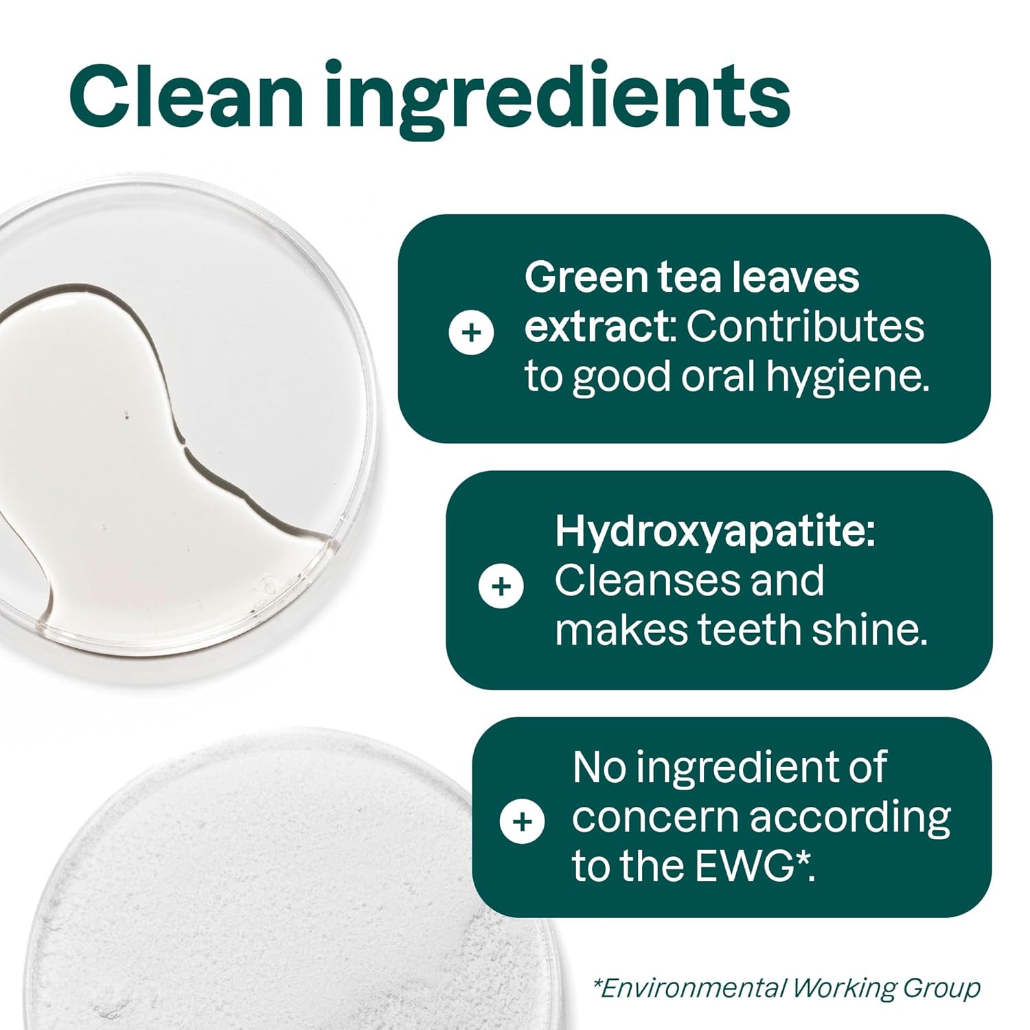 Attitude Fluoride-Free Whitening Toothpaste, Peppermint Flavor, Vegan & Cruelty-Free, Sugar-Free, Plant & Mineral-Based Ingredients, Clean Oral Care, 4.2 Oz