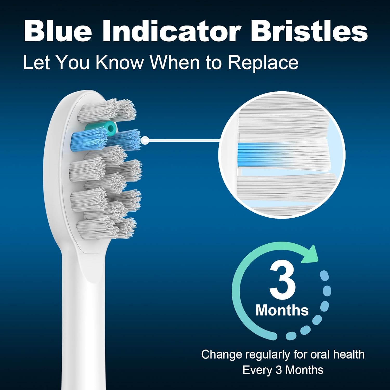 3 Pack Toothbrush Replacement Heads Compatible with WaterPik Sonic Fusion 2.0, FitMount Flossing Brush Head Fit for Water-Pic SF-01 SF-02 and 2.0 SF-03 SF-04