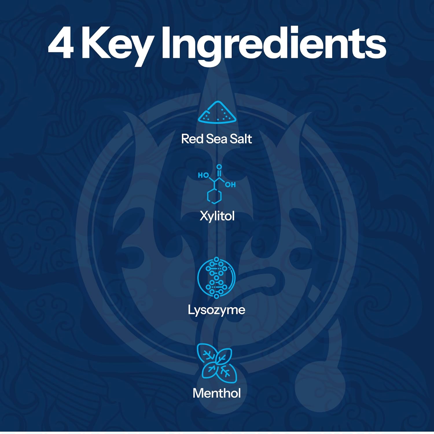 H2Ocean Healing Rinse Natural Sea Salt Oral Care - Mouth Rinse for Oral Care - Great for Piercings, Sore Throats & Gum Health - Alcohol- & Fluoride-Free Mouthwash - Lemon Ice, 8 oz (Pack of 2)