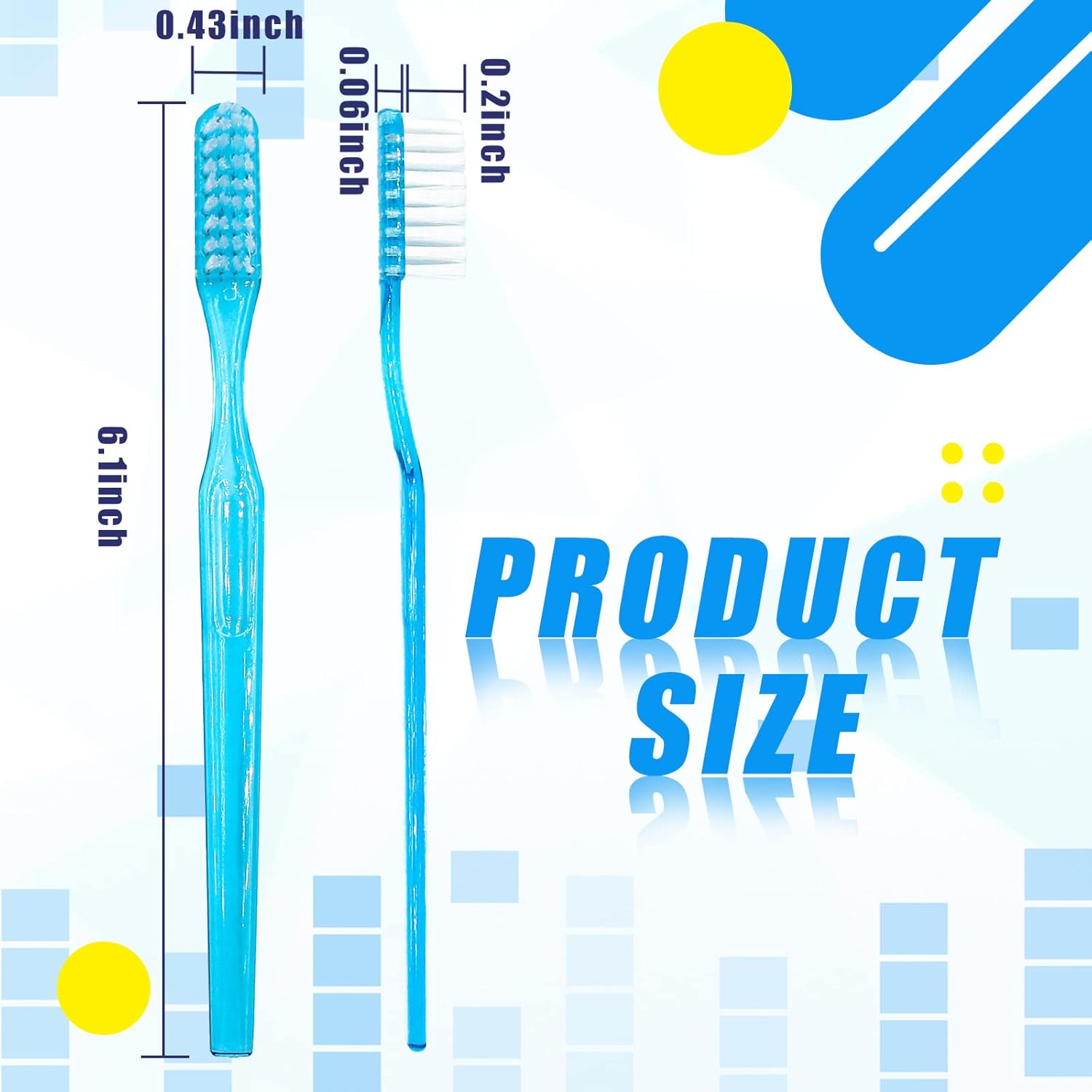 Disposable Toothbrushes with Toothpaste Adult Pre-Pasted Disposable ToothbrushTravel with Toothpaste Bulk Toothbrushes Waterless Toothbrush Individually Wrapped Mint-100Pcs