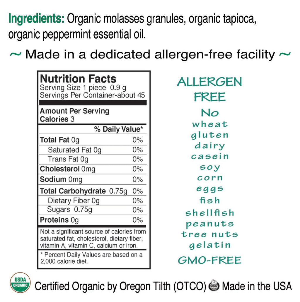 St. Claire's Organic Breath Mints, (Peppermint, 1.5 Ounce Tin, Bundle of 3) | Gluten-Free, Vegan, GMO-Free, Plant-based, Allergen-Free | Made in our Allergen-Free facility