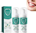 Teeth Total Care Mouthwash,Ultra-Fine Herbal Teeth Mouthwash Foam,Mint Taste Repair Toothpaste for Sensitive Teeth,Refreshing Breath,Clean Tooth & Gums Deeply,Solve All Oral Problems (2pc)