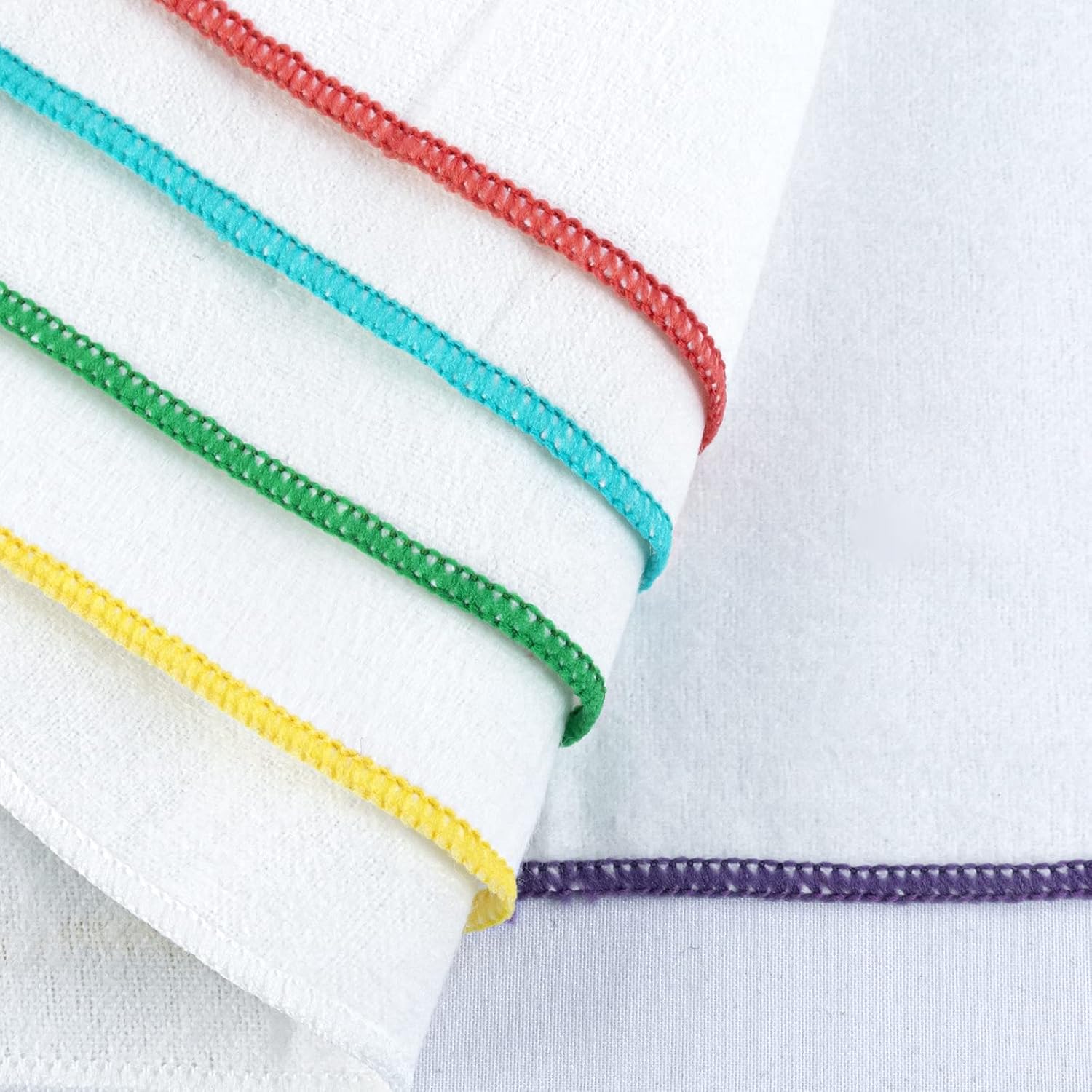 54 Packs Flannel Cloth Baby Wipes with Dispenser, Reusable Natural Skin-Friendly Baby Wipes, Body Face Hand Washcloth Essential for Cloth Diapers 8x8 inch