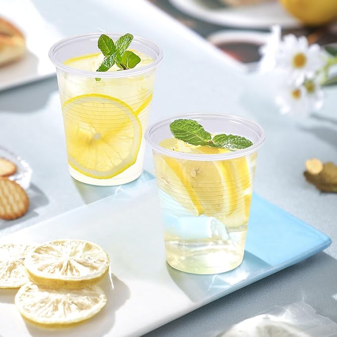 1500 Pack 5 oz Plastic Cups, Clear Disposable Plastic Cups Bulk, Small Mouthwash Cup, Cold Drinking Cup for Travel, Bathroom, Travel, Picnic