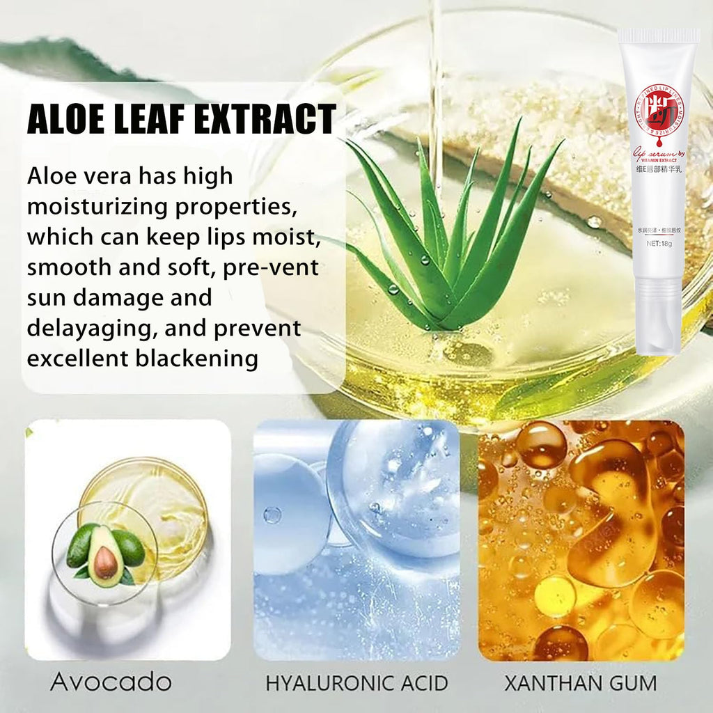 XIRUJNFD Lip Serum, Remove Dark Lips Pink Fresh Lightening Lips Treatment Lip Balm, Moisturizer Nourishing Essence Lips (2)