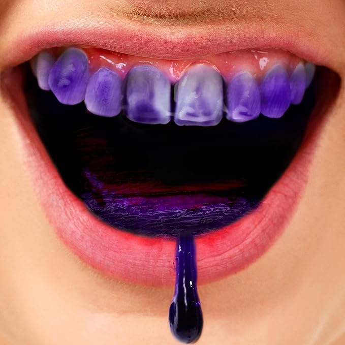 Instant Teeth Whitening Booster, Purple Toothpaste for Teeth Whitening, Purple Toothpaste, Tooth Stain Removal Colour Corrector Serum – Non-Invasive Treatment for Yellow Stains