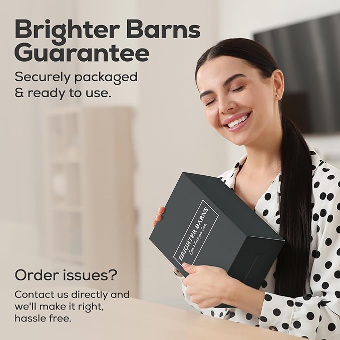 Amber Glass Hand Soap Dispenser Bathroom Set by Brighter Barns - Hand Soap Dispenser for Kitchen Sink & Bathroom - Bamboo Glass Bottle with Tray - Modern Home Decor for Spa, RV, Fitness Center (Amber)