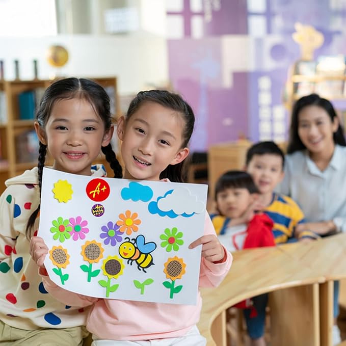 1500Pcs Stickers for Kids Classroom, 24 Design Styles Teacher Students Reward Stickers for School Classroom Supplies