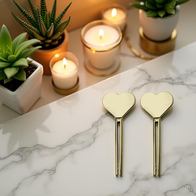 2Pcs Gold Toothpaste Tube Key, Stainless Steel Toothpaste Roller Tube Wringer, Tube Key Tooth Paste Squeezer, Metal Tube Squeezer Key Suitable for Save Toothpaste, Creams, Paint, Cosmetic, Hair Dye