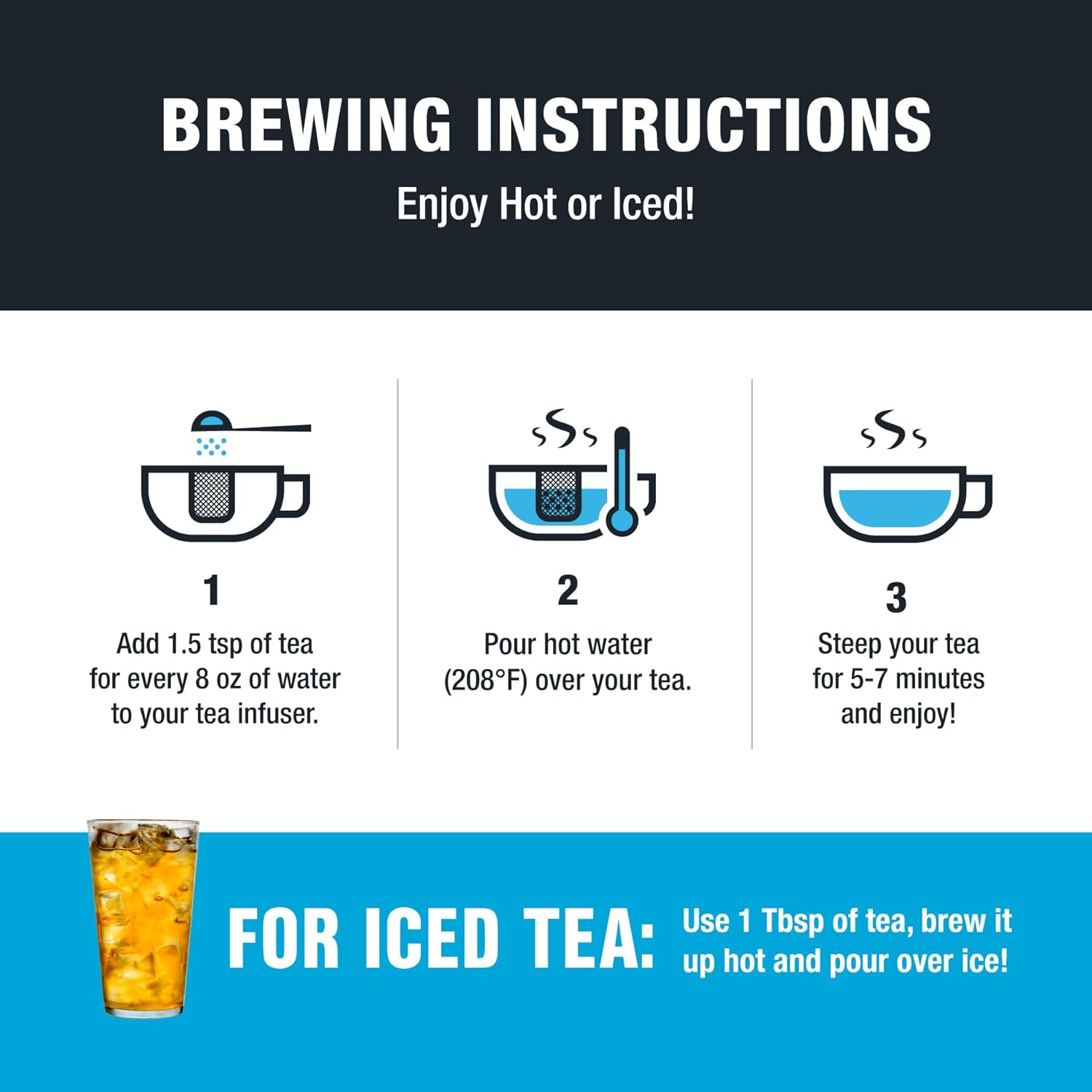 Tiesta Tea - Ginger Citrus Herbal Loose Leaf Tea, Lemon Ginger with Mint and Chamomile, Caffeine-Free, Hot or Iced, Refillable Tin, Makes Up to 50 Cups, 3 Ounce