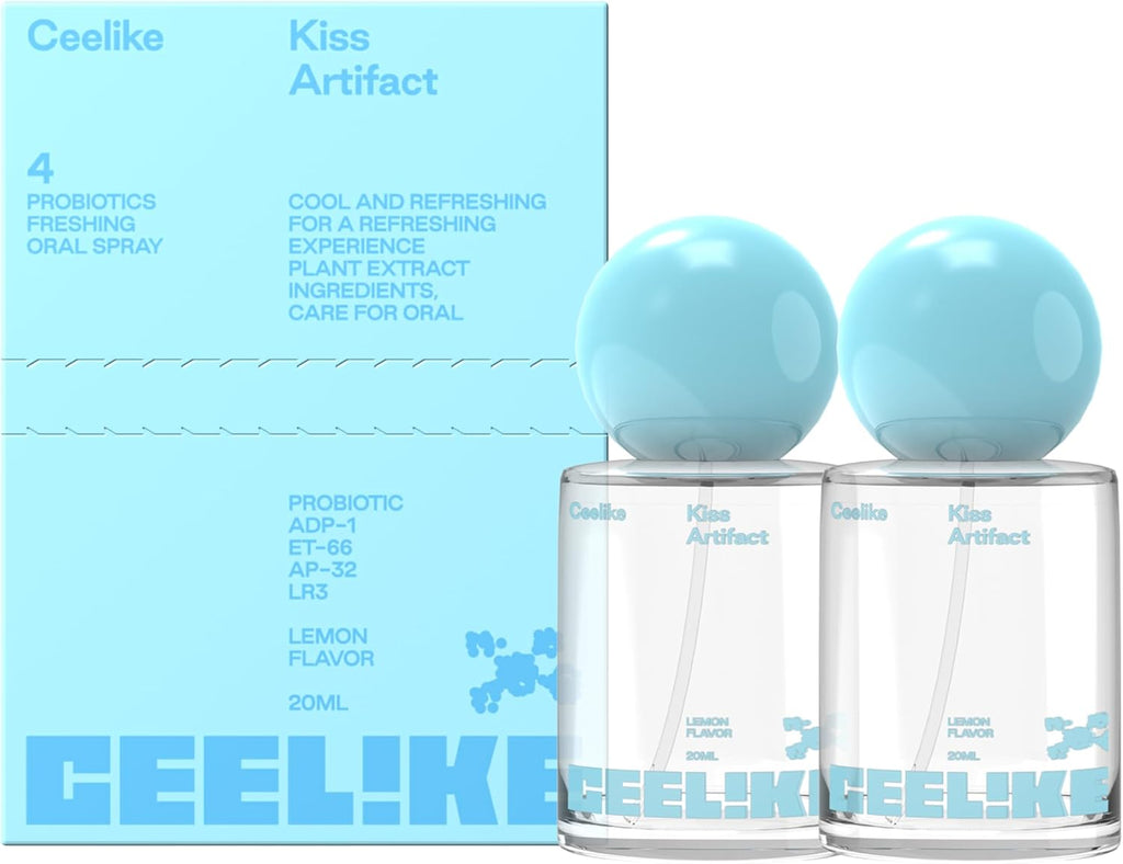 Oral Spray – Fresh Breath, Dual Cooling Experience & Convenient On-The-Go Design – Perfect for Freshening Breath Anywhere, Anytime (Lemon, 2 Count)