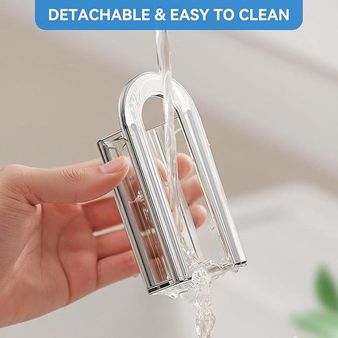 MOPMS Electric Toothbrush Holders Wall Mounted, Single Slot Toothbrush Holders for Bathrooms, Self Adhesive Electric Toothbrush Organizer Space Saver (2Pcs Grey)