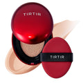 [*Mini Size*] TIRTIR Mask Fit Red Cushion Foundation | Full coverage, Weightless, Skin fit, Satin Glow Finish, Korean Makeup, beauty, Tattoo cover up, Buildable (#22C Peach Beige, 0.15 Fl Oz)