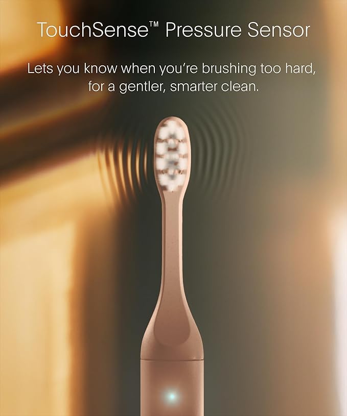 SURI 2.0 New Sonic Electric Toothbrush with Pressure Sensor & UV-Cleaning Travel Case | 1 Month+ Battery | Electric Toothbrush for Adults | Travel Toothbrushes | Tooth Brush | Pink