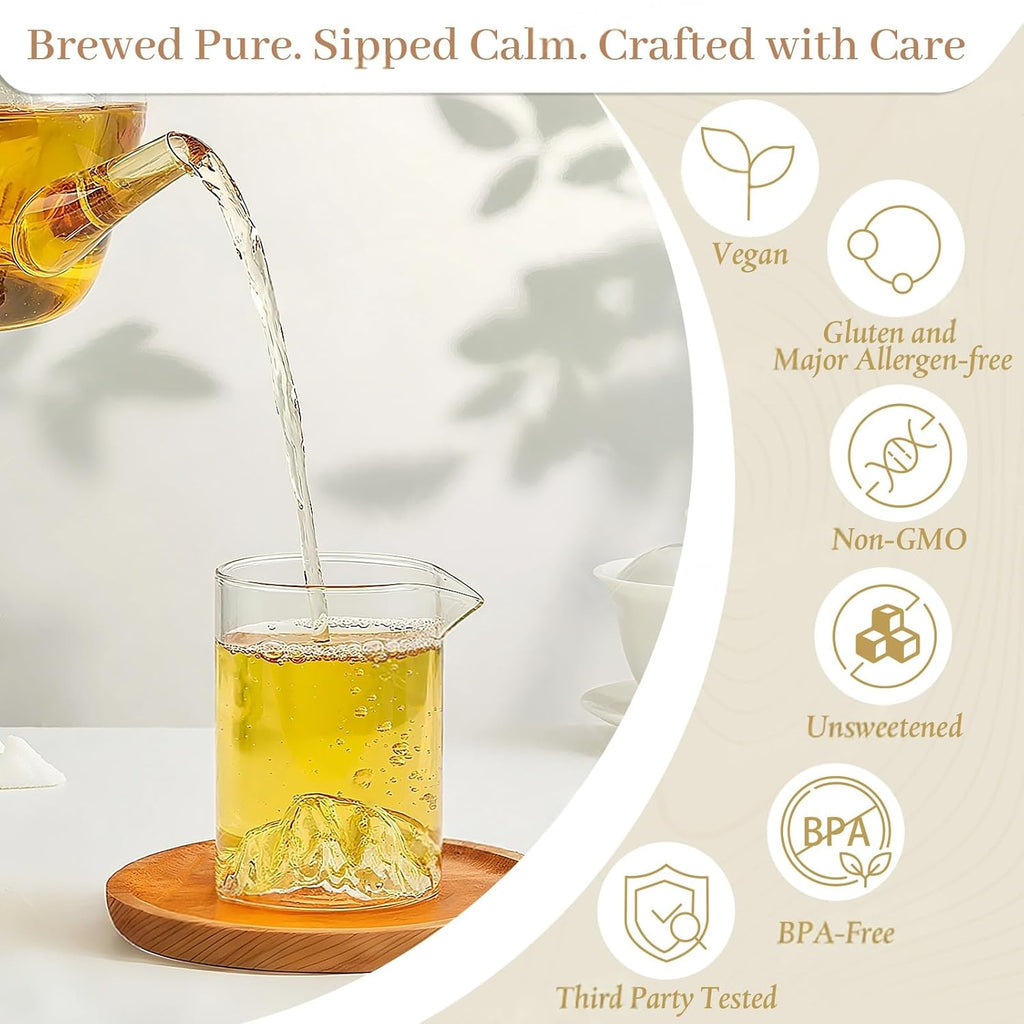 Johou Peppermint Herbal Tea Pods, Compatible with All K-Cup Brewers & Keurig 2.0, 24 pods, Caffeine Free