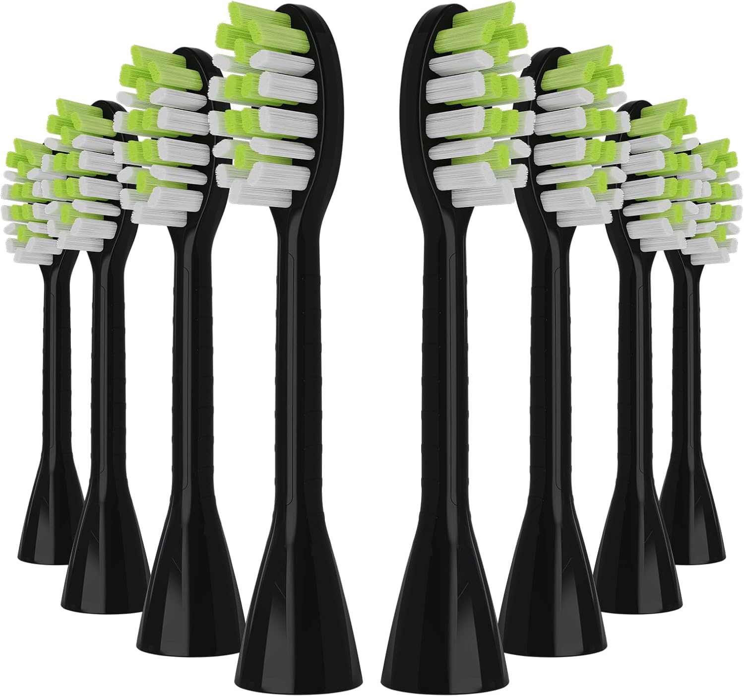 One Series Replacement Toothbrush Heads Pisonicleara Compatible with sonicare Philips One Series BH1022/03 HY1100/02 HY1102 (8-pc) Battery Brush, Mango Snow White