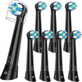 Replacement Heads Compatible with Oral B iO 3 4 5 6 7 8 9 10 Series Electric Toothbrush,Toothbrush Heads Compatible with Braun Oral B iO Replacement Heads with Medium Bristles,Black
