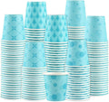 600Pcs 3oz Disposable Paper Bathroom Cups, Small Mouthwash Cups for Coffee Drinking, Bathroom, Home, Party, Office, Picnic, Travel and Events, Blue