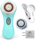 Clarisonic Mia 2 Electric Face Cleansing Brush with 2 Brush Heads, Sonic Facial Brush for Deep Cleaning & Exfoliation, Waterproof Rechargeable (Sea Breeze)