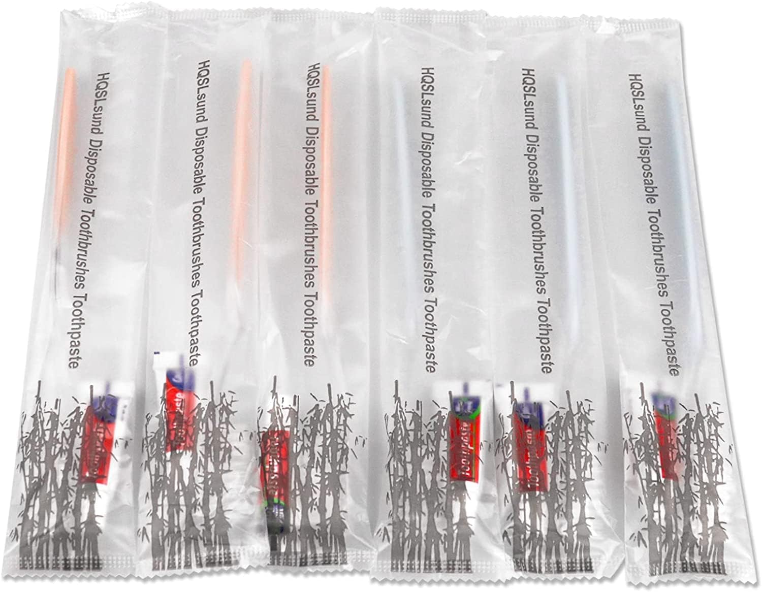 200 Pack Disposable Toothbrushes with Toothpaste, Individually Wrapped Soft Bristle Toothbrushes, Travel Kit