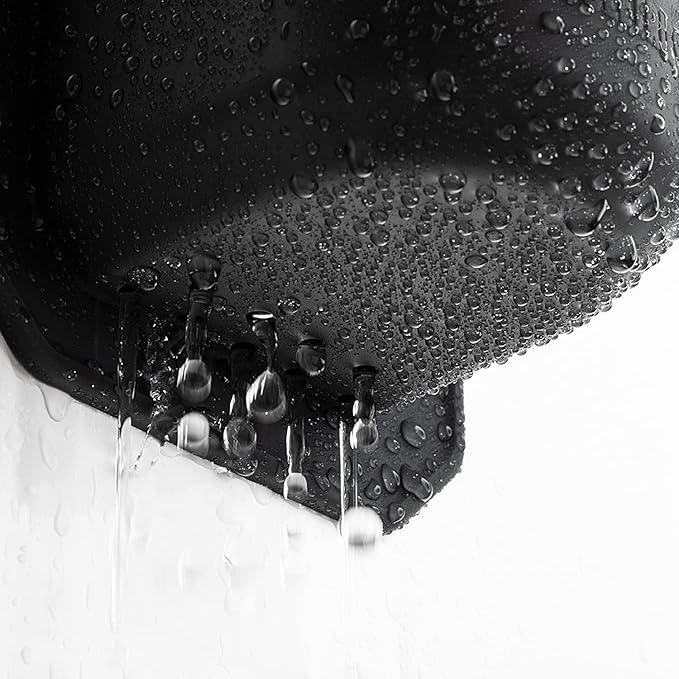 TOOLETRIES Shower Drink Holder - 100% Silicone Can Holder for Beer or Soda - Bathroom Accessory - Silicone-Grip Technology, No Adhesive Needed - in Partnership with 30 Watt - Charcoal