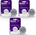 Burst Expanding Dental Floss (Mint Eucalyptus/120 Yards) | Stain Absorbing & Woven Tooth Floss with Xylitol Coating to Fight Cavities | Vegan | Paraben Free Expanding Floss