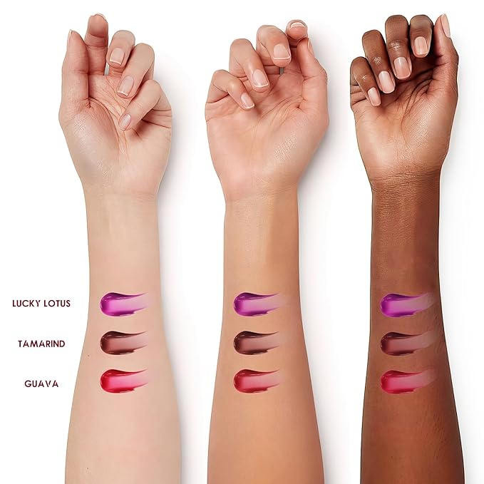 Lips Staining Lip Oil, Lip Stain Oil, Lip Tint Lips Oil Long-Lasting Moisturizing, Lips Oil Stain, Dynamic Finish that Goes on Glossy (Lucky Lotus)