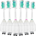 Toothbrush Replacement Heads for Philips Sonicare E-Series, Essence, Elite, Advance, CleanCare Screw-on Electric Toothbrush Heads HX7022/66, 6 Pack