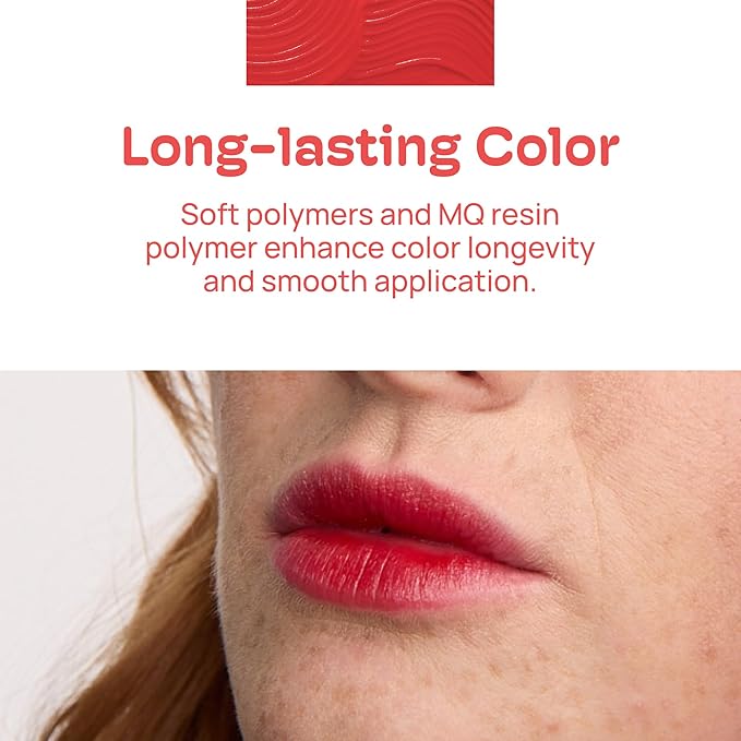 MIXIK Juicy Lip Tint, Hydrating Water-Based Lip Stain and Tint that feels light and fresh for Dewy and Radiant lips, Formulated with Blue Agave Extract for long lasting Moisturizing (Cherry Pop)