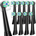 10 Pcs IO Replacement Heads Compatible with Oral B IO 2/3/4/5/6/7/8/9/10 Series Electric Toothbrush, Brush Heads Compatible with Oral B IO for Teeth Cleaning and Gum Protection (Black)