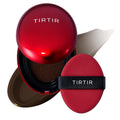 TIRTIR Mask Fit Red Cushion Foundation | Full coverage, Weightless, Skin fit, Satin Glow Finish, Korean Makeup BB Foundation, beauty, Tattoo cover up, Buildable (#55N Espresso, 0.63 Fl Oz)