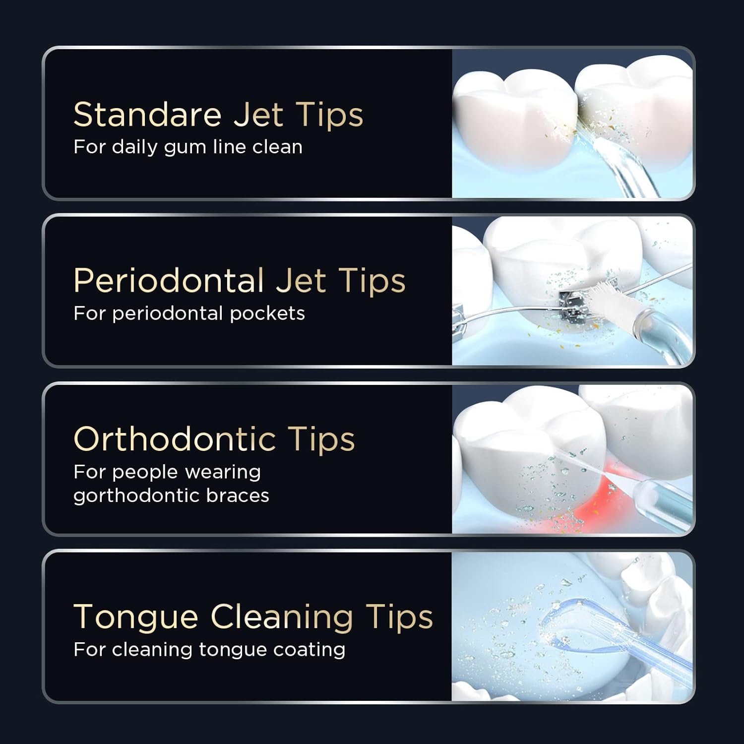 Water Flosser [ Mini Cordless Portable ] Oral Irrigator Water Teeth Cleaner Pick, Telescopic Water Tank, 3 Modes & IPX7 Waterproof, Home & Travel Water Floss for Teeth, Braces Bridges Care (Black)