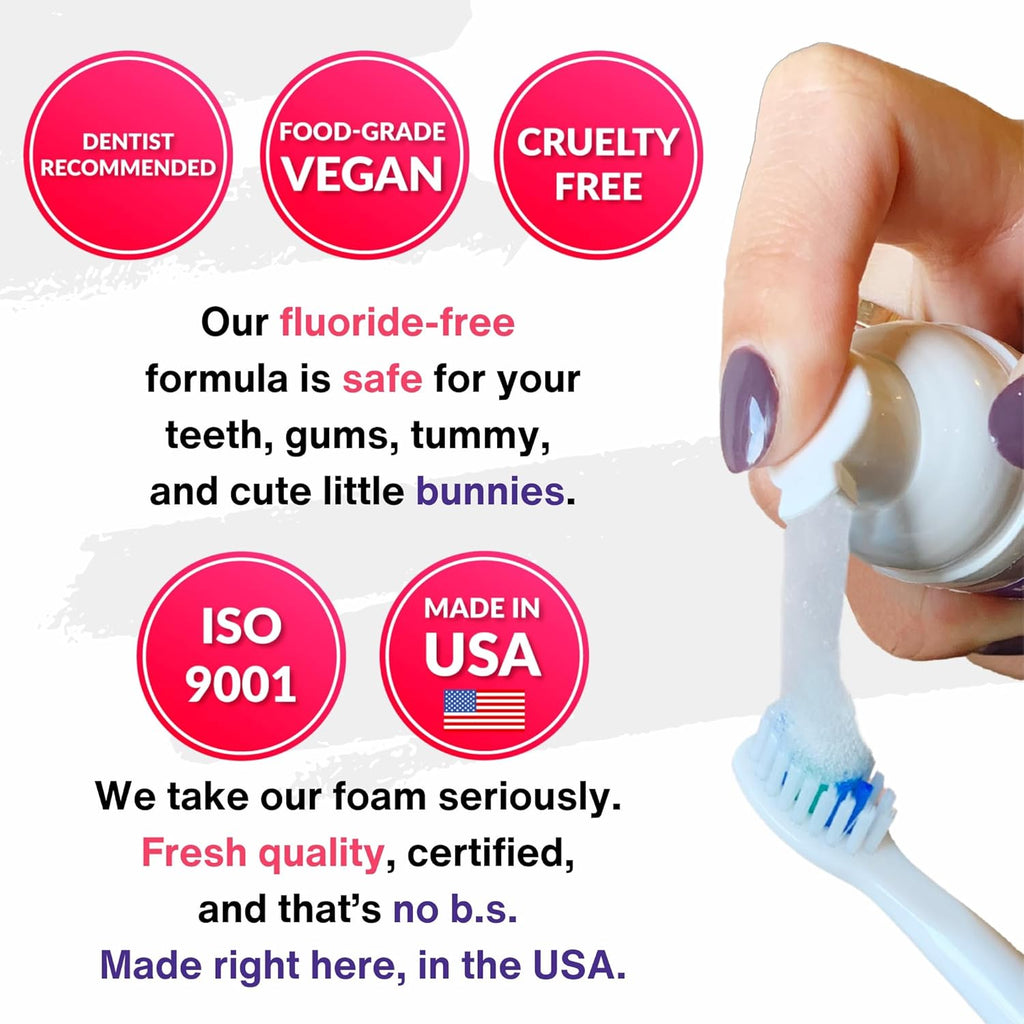 Dual-Action Stain Removal Aligner/Retainer Cleaner and Teeth Whitening Foam- Hydrogen Peroxide-Good for Invisalign, ClearCorrect, SmileDirectClub, Byte -Oral Care-Foam Toothpaste, 2-Pack