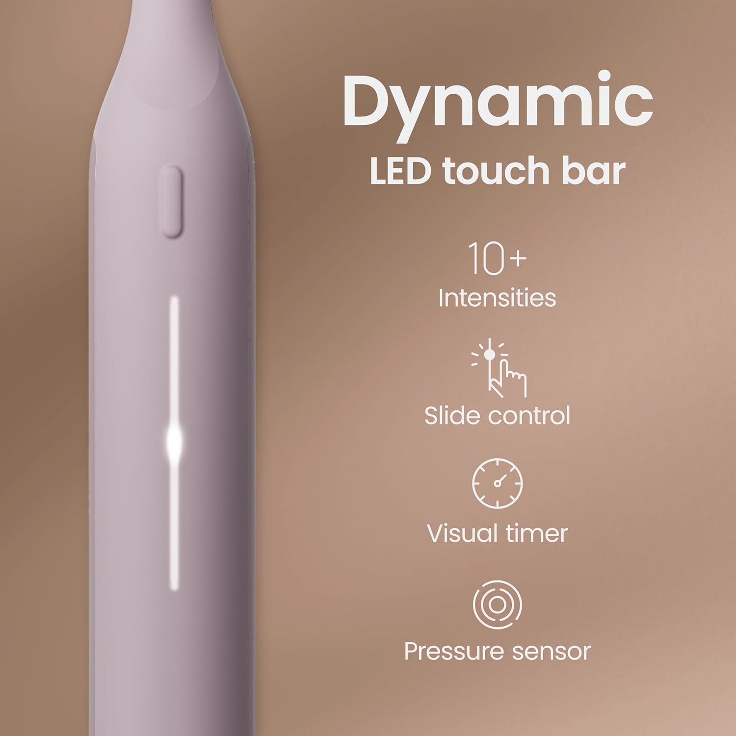 Quip Ultra Next Generation Smart Toothbrush - Timed Electric Toothbrush with Case - Replaceable Brush Head, Soft Bristles, Silicone Handle, 30-Day Battery Life - Travel Toothbrush - Dusk