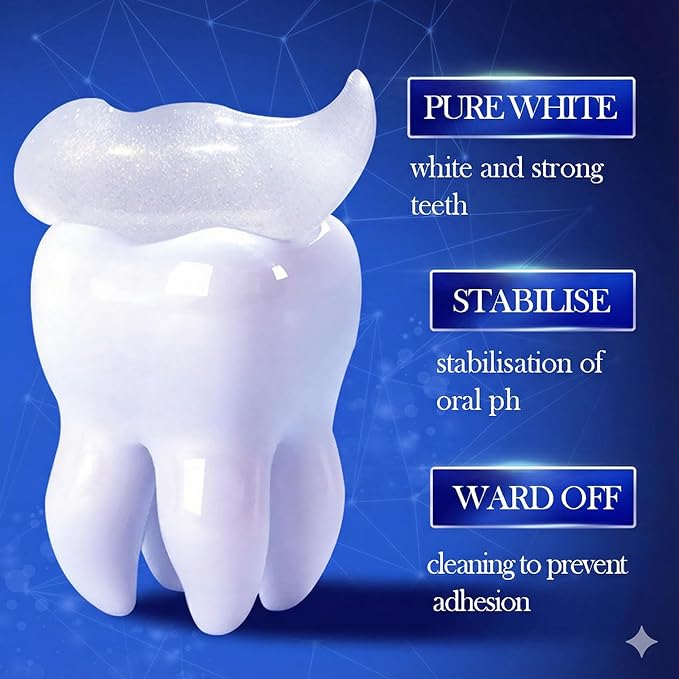 Baking Soda Toothpaste with Probiotics - Whitening Toothpaste Pump for Deep Stain Removal - Large 10.5oz (300g) Liquid Gel Toothpaste for Fresh Breath & Gum Care