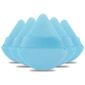 Powder Puff Daubigny 6 PCS Makeup Puff Face Soft Triangle Powder Puffs for Loose Powder Mineral Powder Body Powder Velour Cosmetic Foundation Sponges Blender Beauty Makeup Tools(Blue)