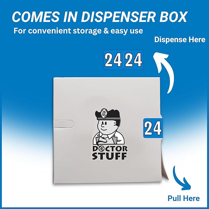 2024 Year Stickers, Doctor Stuff 2024 Chart Stickers, Blue/Black Color Coded, Colwell Jewel Tone Style, USA Made Year Labels for End Tab File Folders, 500/Roll, 1 Roll, 3/4" x 1-1/2"