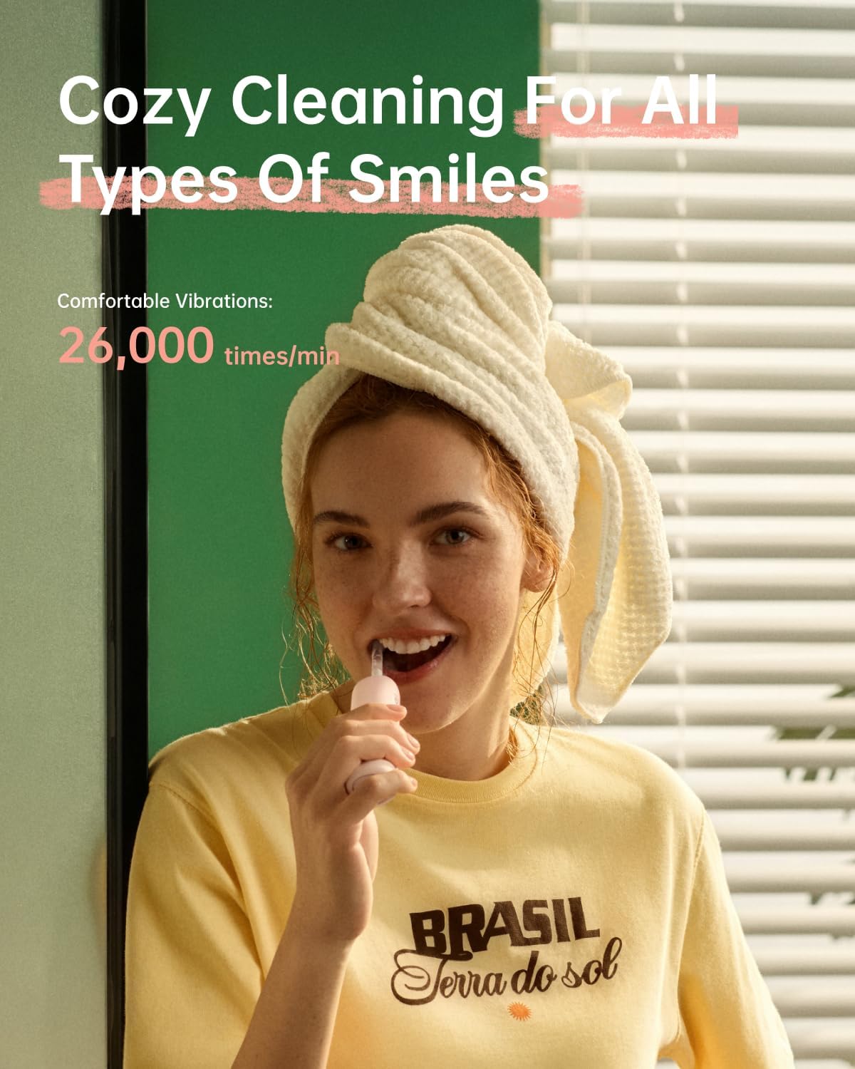 Laifen Wave Special Electric Toothbrush, New 2025 Version Oscillation & Vibration Sonic Electric Toothbrush for Adults with App, 2 Brush Heads, IP68 Waterproof Travel Powered Toothbrush (Matte Pink)