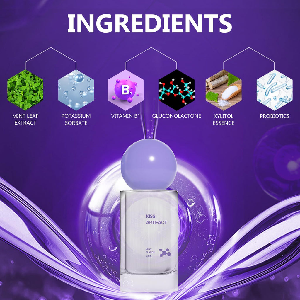 2pcs Probiotic Oral Spray for Long-Lasting Freshness, Alcohol-Free Oral Spray with Probiotics for Breath Care, Probiotic Breath Spray, Convenient Travel-Sized Breath Spray, 20ml/0.68oz