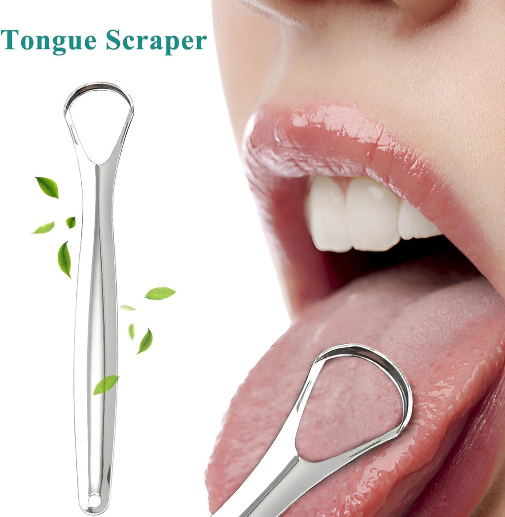 Coconut Oil Pulling Mouthwash with Peppermint - Alcohol-Free Oral Care - Fresh Breath Solution - Organic Essential Oils Formula with Tongue Scraper - Gum Health Treatment - 237ML