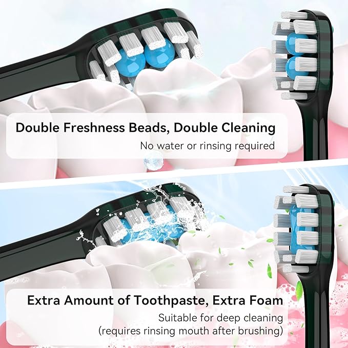 12Pack Disposable Toothbrush with Toothpaste All-in-One Oral Care Prepasted Individually Wrapped 5-in-1 Mini Toothbrush with Toothpick, Flosser, Tongue Cleaner, Perfect for Travel & On-The-Go