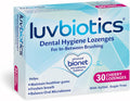 Luv Biotics Sugar Free Cherry Lozenges with Dental Probiotics, Xylitol & Aloe Vera for Bad Breath, Halitosis, Gum Health, Dry Mouth & Oral Care – 30 Lozenges