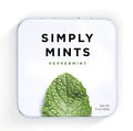 SIMPLY Mints | Peppermint Breath Mints | Pack of One (30 Pieces Total) | Breath Freshening + Aspartame-Free + Vegan + non-GMO