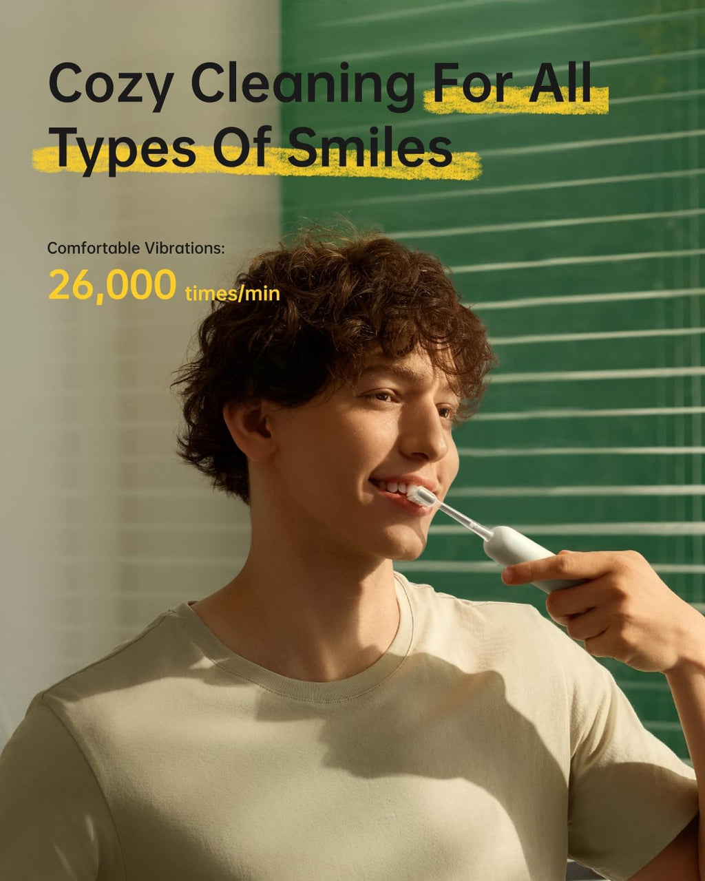 Laifen Wave Special Electric Toothbrush, New 2025 Version Oscillation & Vibration Sonic Electric Toothbrush for Adults with App, 2 Brush Heads, IP68 Waterproof Travel Powered Toothbrush (Matte Grey)