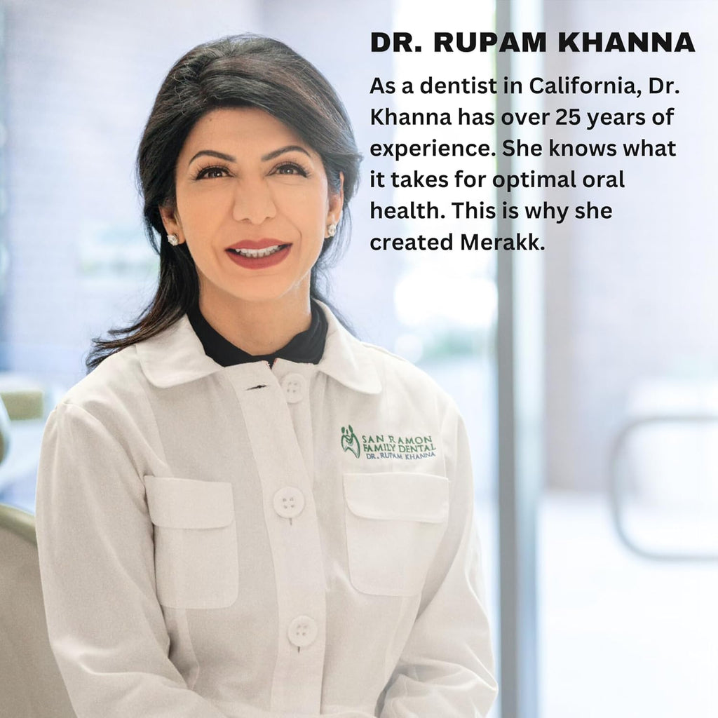 Merakk Dry Mouth Spray Hydrating Fresh Breath Spray (Mint) - Sugar-Free Breath Freshener | Bad Breath Spray W/Xylitol, Stevioside, Menthol - Dentist-Designed- 0.3 fl oz